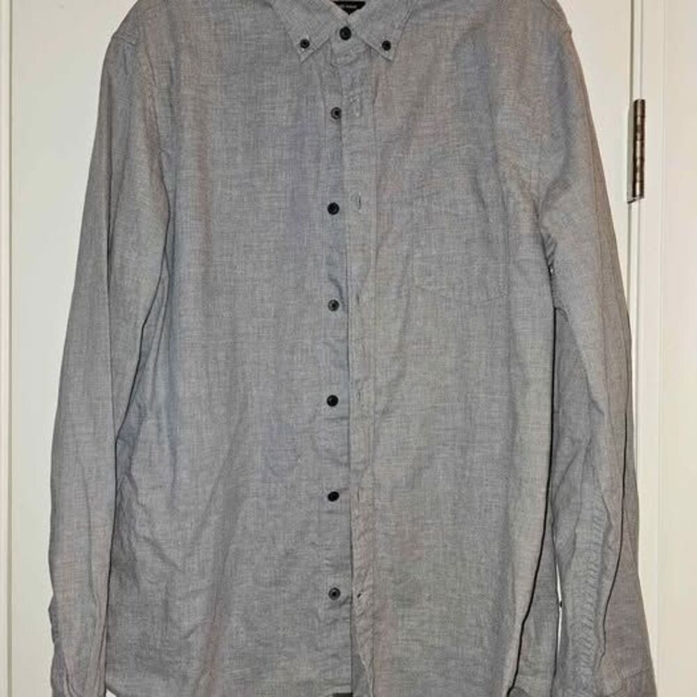 Banana Republic Luxe Flannel Untucked Slim Fit Shirt Size L
